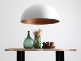 Lampa wisząca LORD 90 - miedziano-biały