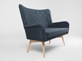 Sofa KARRO 2 os. -  głębia oceanu(et37), naturalny