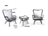 Sofa KARRO 2 os. -  głębia oceanu(et37), naturalny