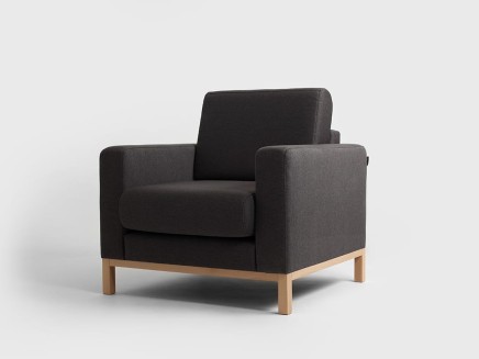 Fotel SCANDIC - karbon (et95) naturalny