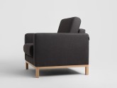 Fotel SCANDIC - karbon(et95), naturalny
