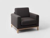 Fotel SCANDIC - karbon(et95), naturalny