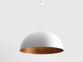 Lampa wisząca LORD 90 - miedziano-biały