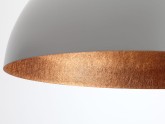Lampa wisząca LORD 90 - miedziano-biały