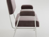 Fotel SIMPLE - owoc lychee(rv62), biały