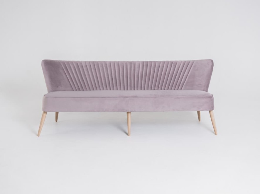 Sofa HARRY 3 os. - owoc lychee(rv62), naturalny