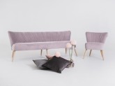 Sofa HARRY 3 os. - owoc lychee(rv62), naturalny