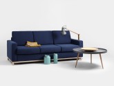 Sofa SCANDIC 3 os. rozkł. - atramentowy(et80), naturalny