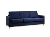 Sofa SCANDIC 3 os. rozkł. - atramentowy(et80), naturalny