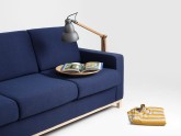 Sofa SCANDIC 3 os. rozkł. - atramentowy(et80), naturalny