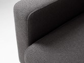 Sofa SCANDIC 3 os. rozkł. - karbon(et95), naturalny