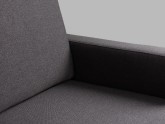 Sofa SCANDIC 3 os. - karbon(et95), naturalny