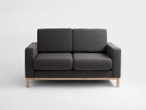 Sofa SCANDIC 2 os. - karbon(et95), naturalny