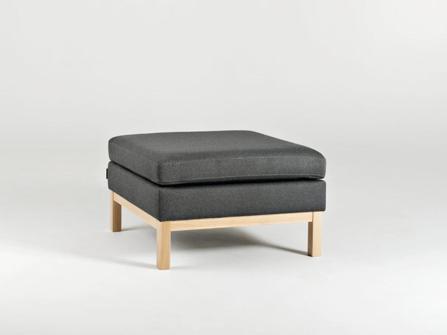 Puf AMBIENT WOOD - bazalt(ml98), naturalny