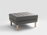 Puf TOPIC WOOD 75 - stalowy(et91), naturalny