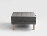 Puf TOPIC WOOD 75 - stalowy(et91), naturalny