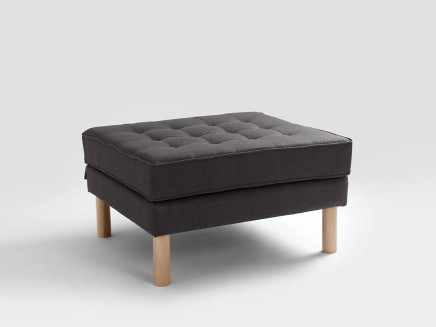 Puf TOPIC WOOD 75 - karbon (et95) naturalny