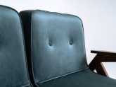 Sofa VINC 2 os. - borówka amerykańska(rv87), orzech