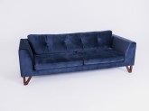 Sofa WILLY 3 os. rozkł. - aronia(rv81), orzech