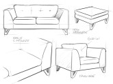 Puf WILLY 72 - platyna(et90), naturalny