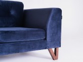 Sofa WILLY 2 os. rozkł. - aronia(rv81), orzech