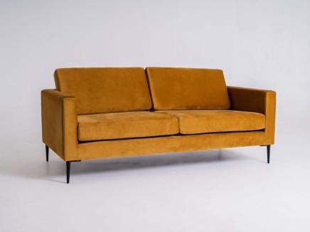 Sofa 2-osobowa VERGAN - marakuja (rv41) czarny