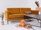 Sofa VERGAN 2 os. - marakuja(rv41), czarny