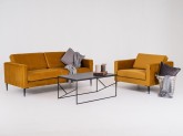 Sofa VERGAN 2 os. - marakuja(rv41), czarny