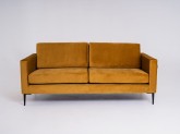 Sofa VERGAN 2 os. - marakuja(rv41), czarny