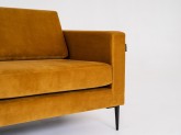 Sofa VERGAN 2 os. - marakuja(rv41), czarny