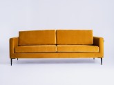 Sofa VERGAN 3 os. - marakuja(rv41), czarny