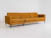Sofa VERGAN 4 os. - marakuja(rv41), czarny