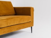 Sofa VERGAN 4 os. - marakuja(rv41), czarny