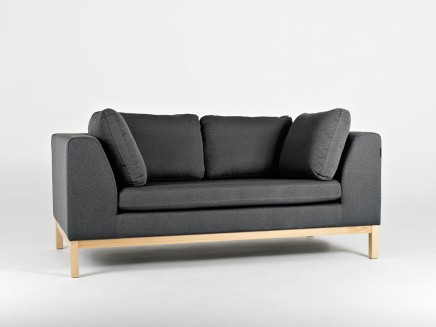 Sofa 2-osobowa AMBIENT WOOD - bazalt (ml98) naturalny