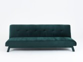 Sofa MODES L 3 os. rozkł. - avocado(rv38), czarny