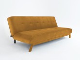 Sofa MODES L 3 os. rozkł. - marakuja(rv41), czarny