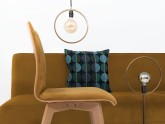 Sofa MODES L 3 os. rozkł. - marakuja(rv41), czarny