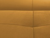 Sofa MODES L 3 os. rozkł. - marakuja(rv41), czarny