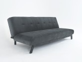 Sofa MODES L 3 os. rozkł. - szary bez(rv96), czarny