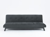 Sofa MODES L 3 os. rozkł. - szary bez(rv96), czarny