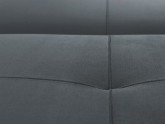 Sofa MODES L 3 os. rozkł. - szary bez(rv96), czarny