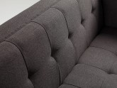Sofa by-TOM 2 os. rozkł. - karbon(et95), orzech