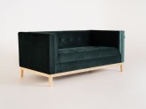 Sofa by-TOM 2 os. - avocado(rv38), naturalny