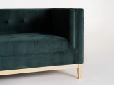 Sofa by-TOM 2 os. - avocado(rv38), naturalny