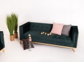 Sofa by-TOM 3 os. - avocado(rv38), naturalny