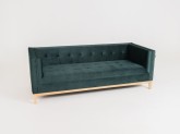 Sofa by-TOM 3 os. - avocado(rv38), naturalny