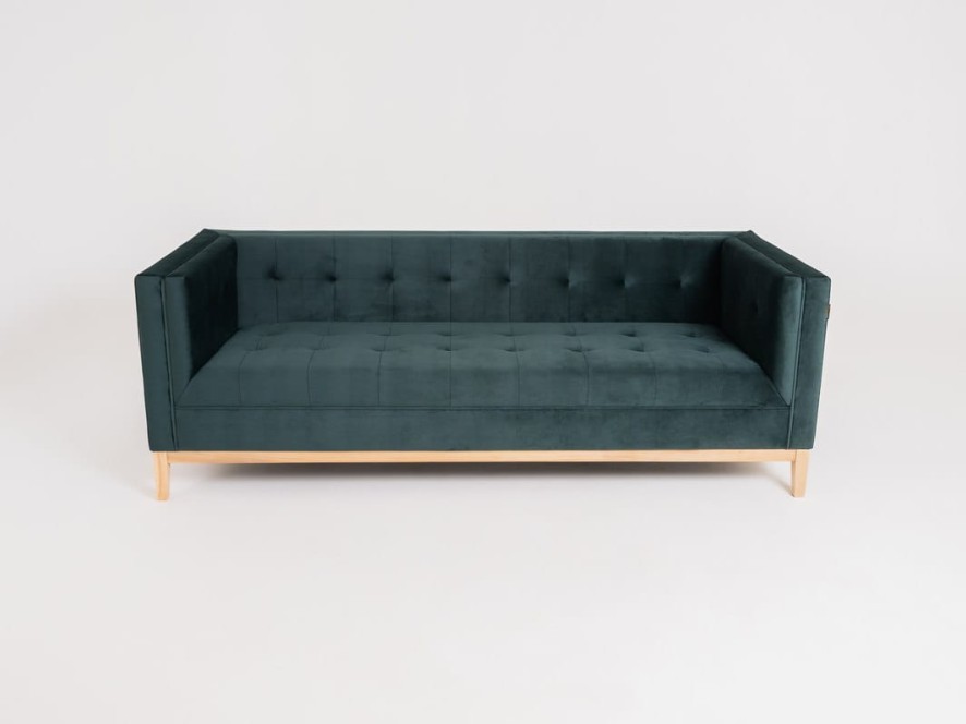 Sofa by-TOM 3 os. rozkł. - avocado(rv38), naturalny