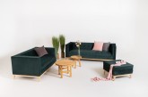 Sofa by-TOM 3 os. rozkł. - avocado(rv38), naturalny