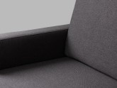 Sofa SCANDIC 2 os. z szezlongiem L - karbon(et95), naturalny