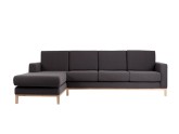 Sofa SCANDIC 3 os. z szezlongiem L  - karbon(et95), naturalny